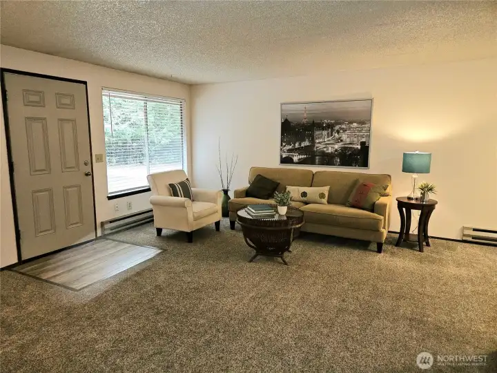 Unit 1 with large living area