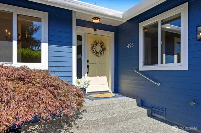 Only two steps into this main-floor living home