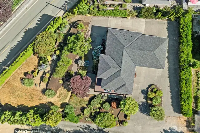 Overview of .42 acre in-town property - 493 Lincoln Rd. Poulsbo
