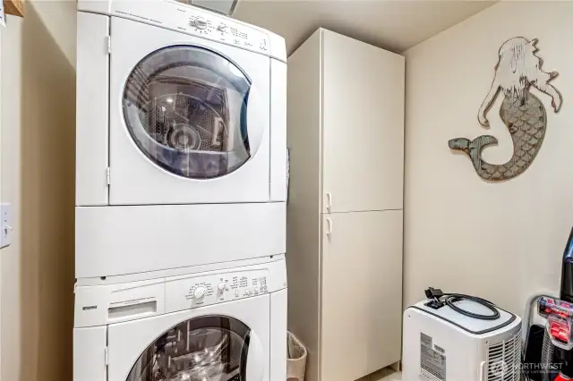 Easy access to in unit laundry on main level