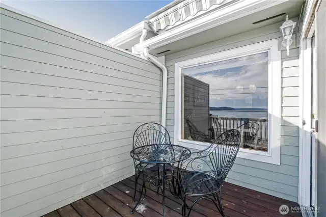 Private, secluded deck area to stay safe from weather and neighbors