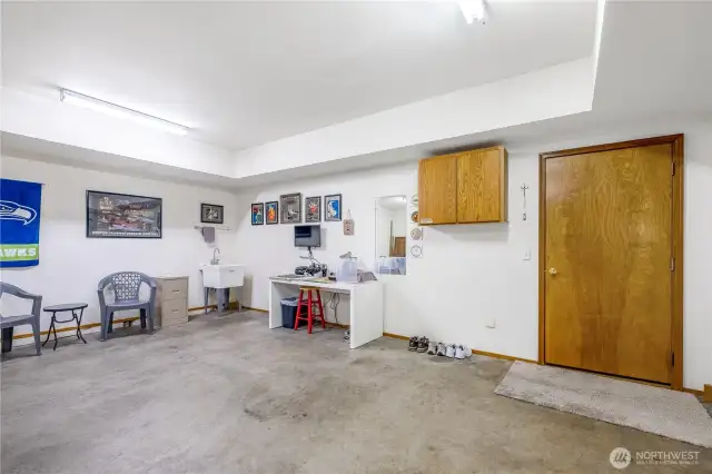 Plenty of safe space for storage or working.
