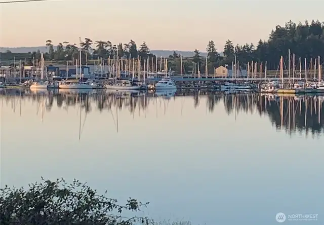 View of marina from front of home
