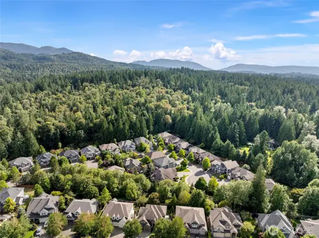 The home is adjacent to the 120 acre renown Duthie Hill Mountain Bike Park.