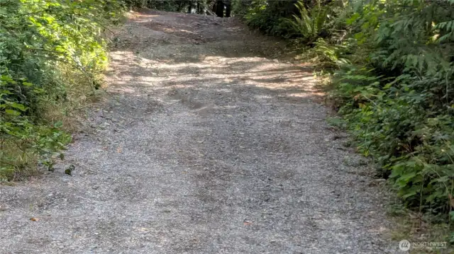 Short cut to cabin, rough four wheel road