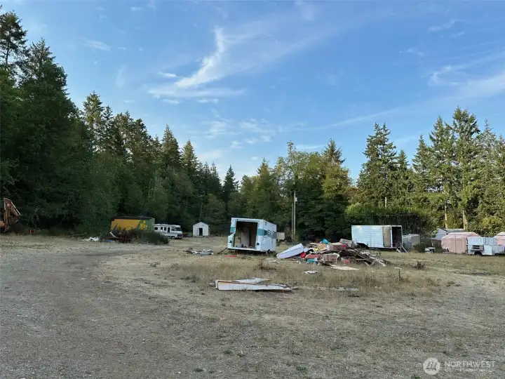 Large flat lot used for collecting the scraps by the owner
