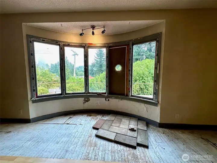 Main home bay window.