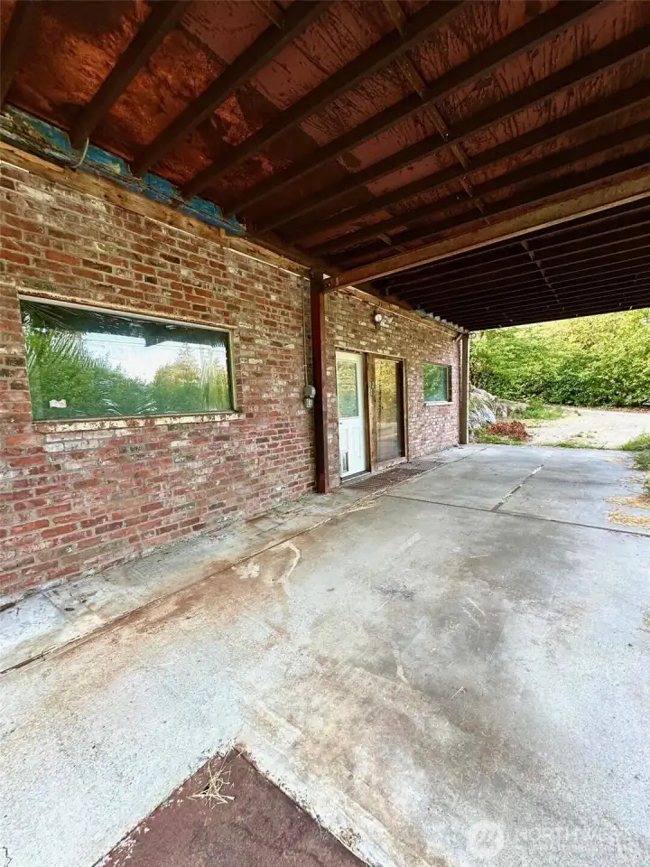 Lower level access.