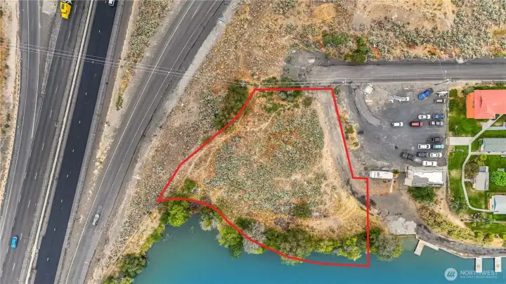 One of the last remaining waterfront commercial lots with I-90 exposure
