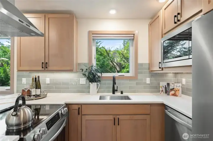 You will love and admire the craftsmanship of this kitchen and the entire home.