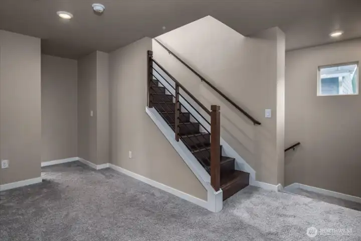 Stairs to rooftop Deck