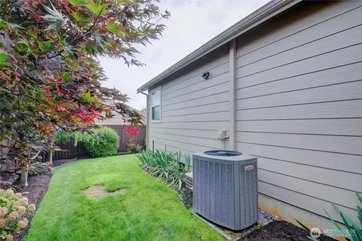 Heat Pump on side