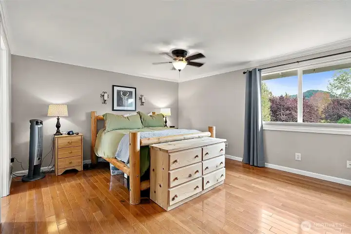 Primary bedroom located on the second floor.