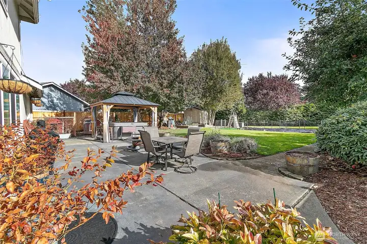 Amazing backyard that is 10,422 square feet.