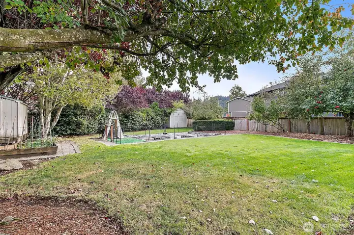 Two sheds on the property that have power.