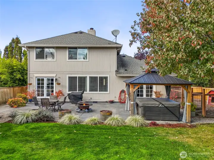 Imagine summers on this patio.