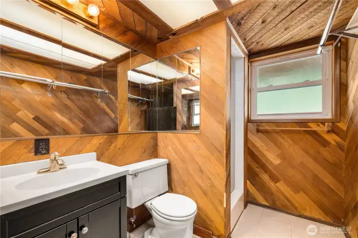 Basement bathroom