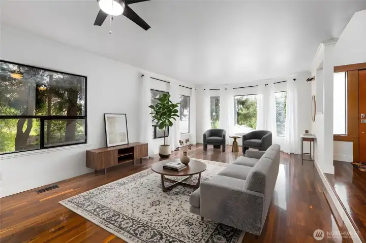 Living Room - virtually staged.