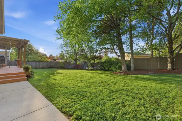 LARGE corner lot, amazing backyard, fully fenced