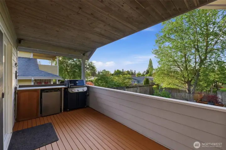 Covered Deck area
