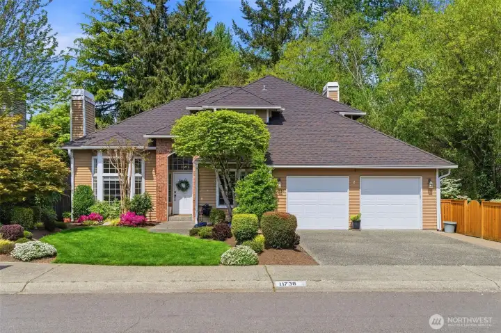 Situated in a quiet double cul de sac.