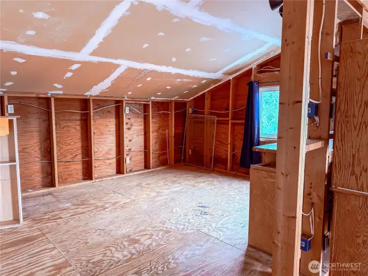Unfinished room
