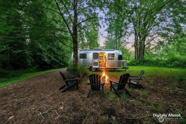 Digitally rendered photo to show Camp site utilized Digitally rendered photo to show Camp site utilized