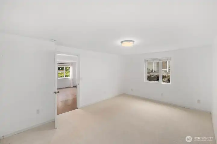 View to living area.