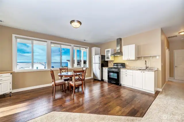 2nd Kitchen Downstairs With Gas Range.