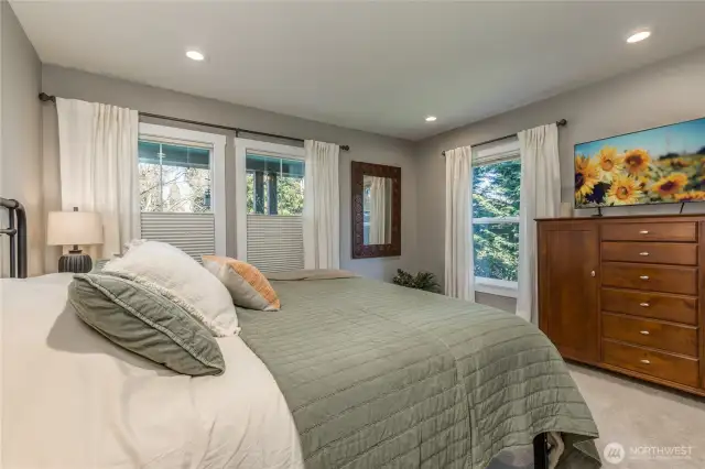 Main floor primary suite