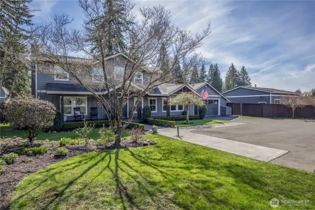 Beautifully landscaped and completely move-in ready