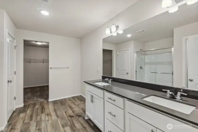 Primary Bath-Disclaimer- Photos are of another Warren-2448 floor plan from a previous community, photos are for illustrative purposes only. Finishes, flooring, upgrades, or other features may vary.