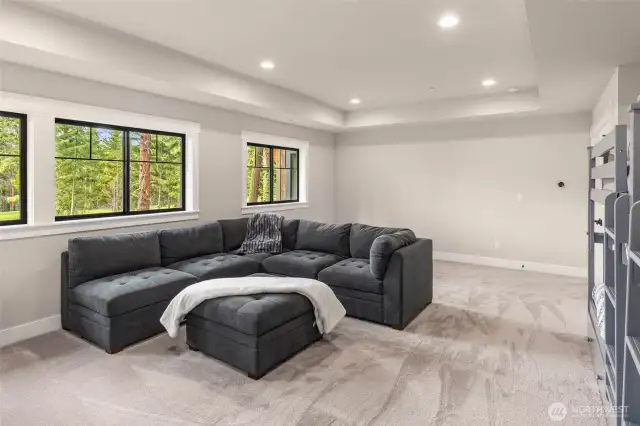 Even more space in this versatile room for additional flexibility!