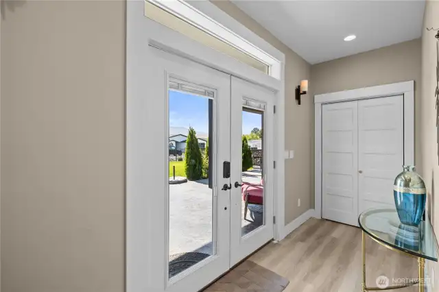 Interior front entry.