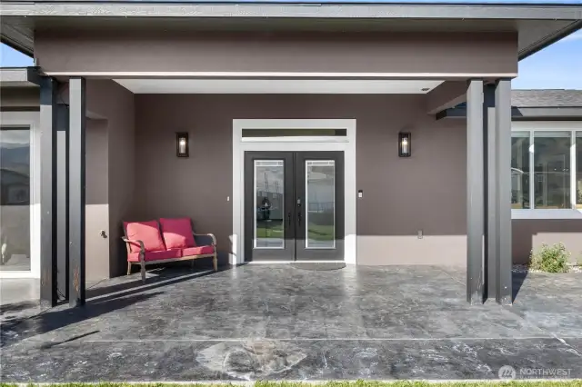 Front entry.