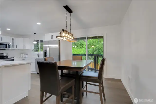 Dining Room Open to Kitchen