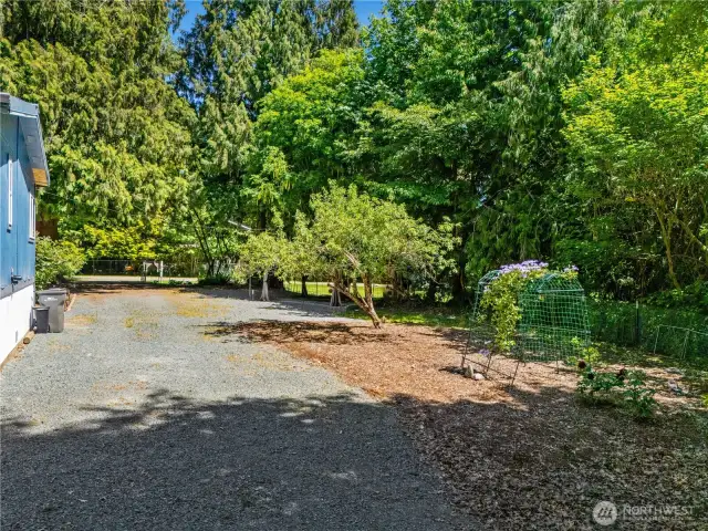 Long Private Driveway.