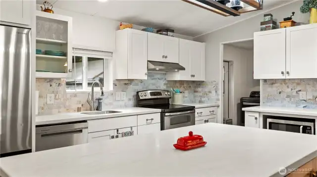 All appliances to stay with the home.