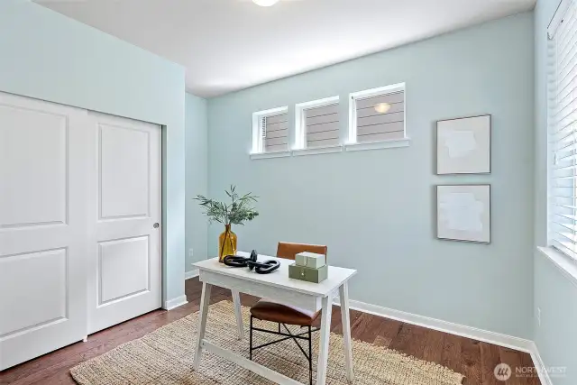 Main floor bedroom, dining room or office. Many options for this versatile space!