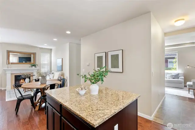 Another view of the kitchen