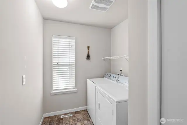 Upstairs laundry room