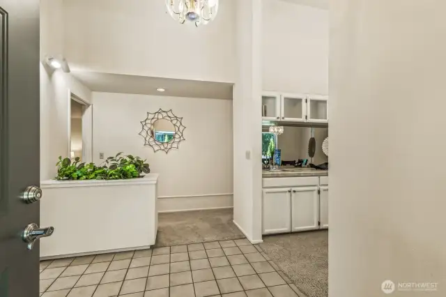 Welcoming entry