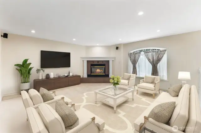 Living Room w/ fireplace