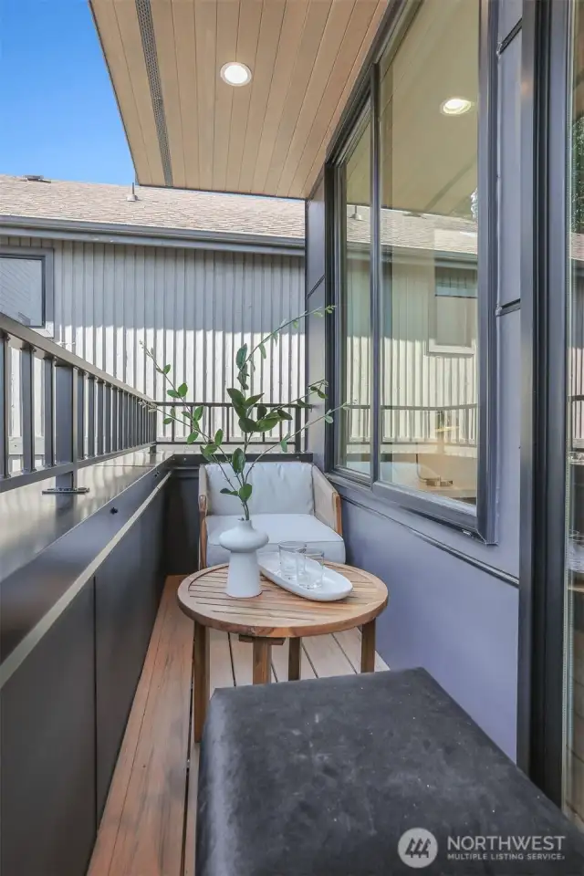 Balcony off Private Suite