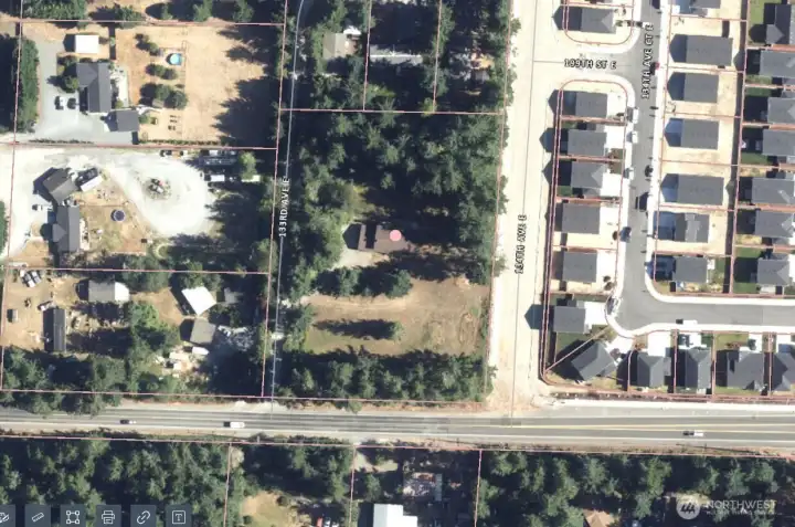 Aerial map view