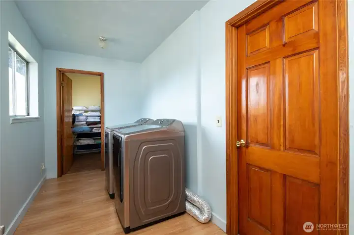 Laundry on main floor