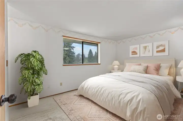 Staged Primary Bedroom