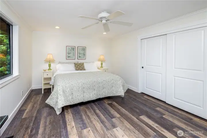 Primary bedroom on the main floor