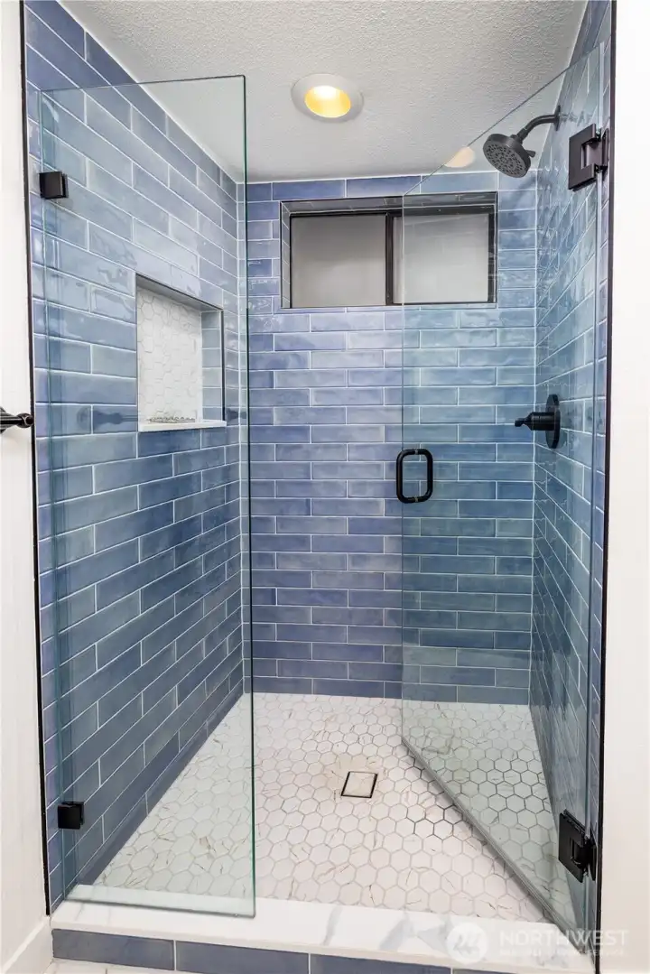 Primary bathroom shower