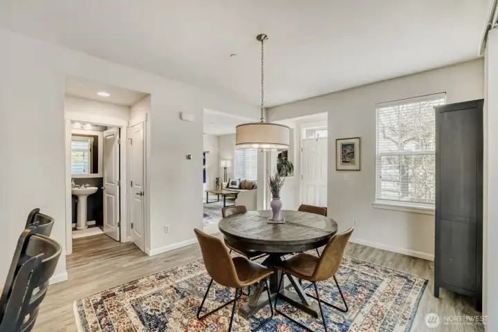 This home flows well, creating a lovely ambience for easy entertaining.